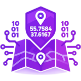 Получить координаты